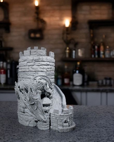Picture of Dice Tower Wine Bag Dispenser
