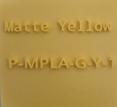 Matte Yellow (MPLA-G-Y-1)